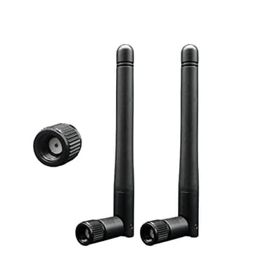 Rydocyee WiFi Antenna PC Bluetooth Antenna, WiFi 6 Dual Band 2.4Ghz 5Ghz 5.8Ghz 3dBi with RP-SMA Male (with No Pin) for Gaming Motherboard, RV Camera, Mini PCIE M.2 Wireless Card, Router -2 Pack