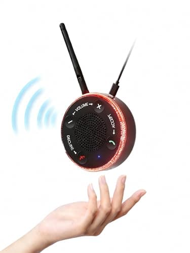 iGuerburn Loud Cell Phone Ringer Amplifier for Seniors & Hearing Impaired, 116dB External Ringer for Cell Phone with Dual Alert, Bluetooth 5.3 Speakerphone Dedicated Answer/End Call