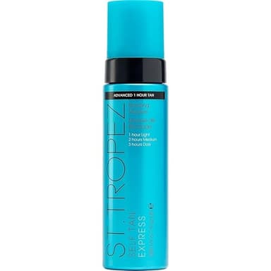 St.Tropez Light/Medium/Dark 1-3 hr Express Mousse for a Streak-Free, Natural Sunless Tan with Fast Application and Flawless Results, Cruelty-Free & Vegan, 6.7 fl oz