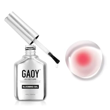 GAOY Nail Blooming Gel, 16ml Clear Blooming Gel Polish, Spreading Effects Soak Off UV Light Cure for Nail Art DIY