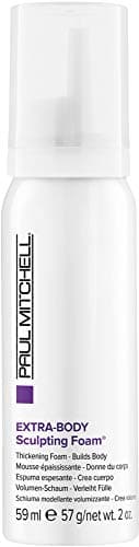 Paul Mitchell Extra-Body Sculpting Foam, Adds Fullness, Touchable Finish, For Fine Hair, 2 oz