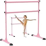 Dolibest Freestanding Ballet Bar, Height Adjustable Ballet Bar, Heavy Duty Dance Bar, with Non-Slip Rubber Pads, Enhanced Stability, Dance/Yoga/Fitness Stretching Bar, Ideal for Kids and Adults