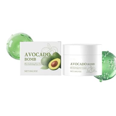 Grospe Avocado Eye Cream,Enhances Elasticity Around The Eyes, Hydrating Eye Cream With Avocado Oil,Vitamin E And Glycerin,Lifts and Firms,Reduces Fine Lines And Puffiness, Long-lasting Moisture - 30g