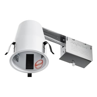 ANYHOME 4 Inch Recessed Lighting Housing Remodel,Can Light Housing,IC Rated & Air Tight,E26 Connector,ETL Listed