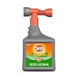 OFF! Backyard Bug Control Pretreat, 32 oz, 1 CT, Outdoor Bug Treatment, Covers up to 16,000 sq. ft., Kills for up to 8 Weeks, with a Convenient Hose Connection