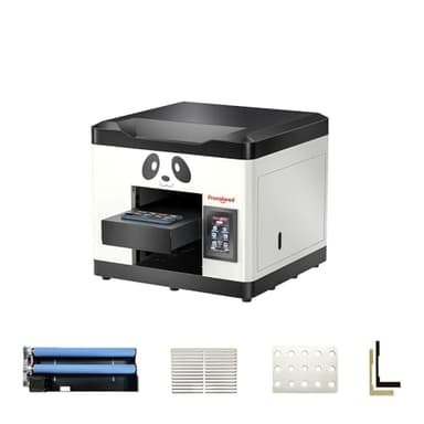 Procolored V6 Panda UV Printer 6.7" A4 L800 for Acrylic,Metal,Leather,Golf,Bottle,Phone case and More(Printer+UV Ink+4 Jigs)