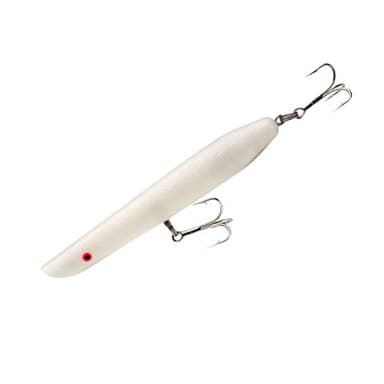 Cotton Cordell Pencil Popper Topwater Fishing Lure, Freshwater Fishing Gear and Accessories, 6", 1 oz, Bone