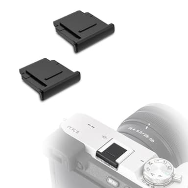 JJC 2 PCS Camera Hot Shoe Cover Cap Protector for Sony A7R V A7 IV ZV-1 II ZV-1 ZV-E1 ZV-E10 FX30 A7C A1 A6700 A6600 A6500 A6400 A7 III A7R IV III A7S III A9 II RX10 IV III Replaces Sony FA-SHC1M