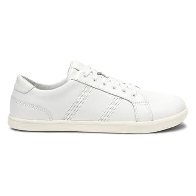 Xero Shoes Men's Dillon Leather Barefoot Classic Sneaker, White, 12