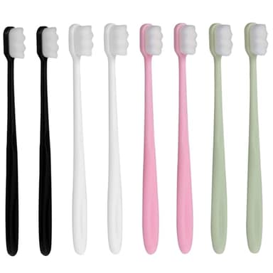 BEBEMOKO 8pcs Nimbus Extra Soft Toothbrush for Postpartum Gum Care Sensitive Teeth Maternal Oral Care Gentle Cleaning Brush