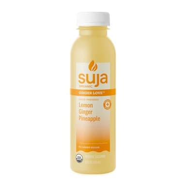 Suja Organic Cold-Pressed Ginger Love, Fruit Juice with No Additives, Excellent Source of Vitamin C for Immunity Support, Vegan, Plant-Based & USDA Certified (12 Fl Oz)