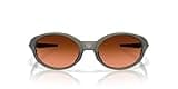 Oakley Men's OO9438 Eyejacket Redux Polarized Rectangular Sunglasses, Matte Olive Ink/Prizm Bronze Gradient, 58 mm