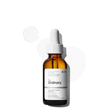 The Ordinary 100% Plant-Derived Squalane, for Skin and Hair, Lightweight Hydration, and Moisture Barrier Support, 1 Fl Oz