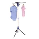Honey-Can-Do Tripod Clothes Drying Rack, Blue for storage