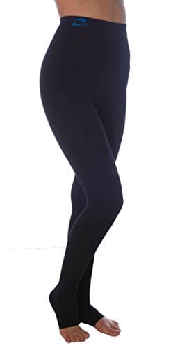 CzSalus Lipedema Lymphedema, POTS Support high Compression Leggins (K2=25-30 mmHg) - (Black, S)