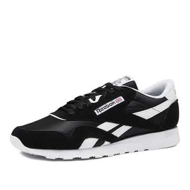 Reebok Classic Nylon Mens Sneakers Tennis Shoes, Core Black/Footwear White/Footwear White, 12