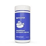 UpNourish Magnesium Glycinate Chelate 500mg Capsules - Highly Absorbable Chelated Magnesium - Pure Magnesium Supplement for Sleep & Calm Support, Nervous, Muscle & Bone Health