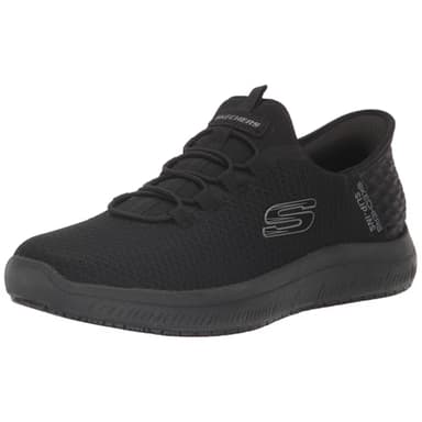 Skechers Men's Summits Colsin Sr Hands Free Slip -Ins, BBK, 9.5