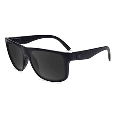 Knockaround Torrey Pines Sport - Polarized Running Sunglasses for Women & Men - Impact Resistant Lenses & Full UV400 Protection, Black on Black