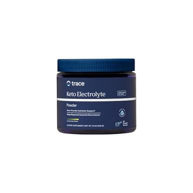 Trace Minerals Keto Electrolyte Powder - Electrolytes for Fluid Balance Support - Muscle Stamina - Powder Supplement - Zero-Sugar - Gluten-Free & Vegan - Lemon Lime - 55 Servings