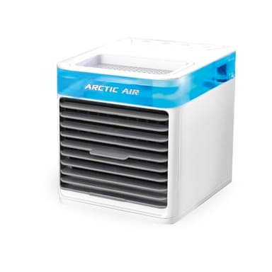 Arctic Air Pure Chill 2.0 Evaporative Air Cooler by Ontel - Powerful, Quiet, Lightweight and Portable Space Cooler with Hydro-Chill Technology For Bedroom, Office, Living Room & More,Blue