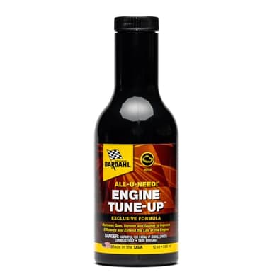 Bardahl 4019 Engine Tune-Up and Flush - Engine Restore Motor Oil Additive for Cleaning and Increasing Performance - Car Engine Flusher Treatment - Made to Extend Vehicle Life and Improve Efficiency