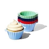 OXO Good Grips Silicone Baking [Cup]s, Pack of 12, Reusable, BPA-Free, Dishwasher Safe, Non-Stick, Food Grade, Cup]cake And Muffin [Liner]s