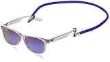 Ray-Ban Junior Kids' RJ9052SF New Wayfarer Low Bridge Fit Square Sunglasses, Opal Purple/Green Mirrored Blue Gradient Violet, 50 mm