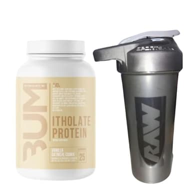 RAW Whey Isolate Protein Powder, Vanilla Oatmeal Cookie (CBUM Itholate Protein) - 100% Grass-Fed Sports Nutrition for Muscle Growth & Recovery - Low-Fat, Low Carb, Naturally Flavored - 25 Servings