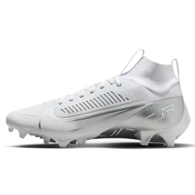 Nike Vapor Edge Pro 360 2 Men's Football Cleats (DA5456-102,White/Metallic Silver-White) Size 9