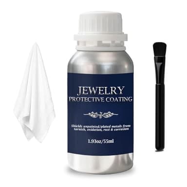 GENLEXON 55ml Premium Jewelry Protective Coating & Sealant – Long-Lasting Tarnish Protection, Shields Against Oxidation & Wear, Preserves Sparkle for Metals & Gemstones