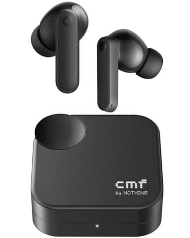 CMF Buds 2a Wireless Earbuds Active Noise Cancelling 42dB Hybrid ANC Bluetooth Headphones, 12.4mm Dynamic Driver for Big Bass, 4 Mic Clear Calls, Sport Ear Buds for iPhone, Android, Dark Grey