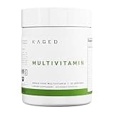 Kaged Multivitamin with Whole Foods Organic Fruits & Veggies Plant Based Vegan Multivitamin for Women and Men Vitamin C, D, E, B12 60 Servings