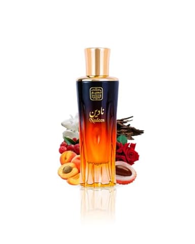 NASEEM Nadeen Aqua Alcohol-Free Water Perfume 80ml - Unisex Eau De Parfum - Enchanting Rose, Jasmine & Agarwood Blend - Perfect Romantic Evenings