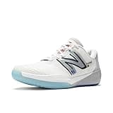 New Balance Men's FuelCell 996V5 Pickleball Indoor Court Shoe, White/Grey/Team Royal, 11.5