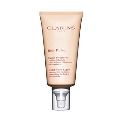 Clarins Body Partner Stretch Mark Expert | Award-Winning | Stretch Mark Cream For Pregnancy and Weight Fluctuations | Tested and Recommended By Pregnant Women | Fragrance Free | Minimal Ingredients
