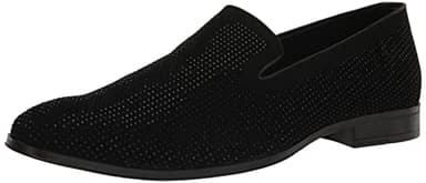 Stacy Adams Men's Suave Rhinestone Slip On,Black,11M