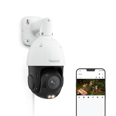 REOLINK RLC-823S1 4K PoE PTZ Camera, 5X Optical Zoom for Outdoor Security