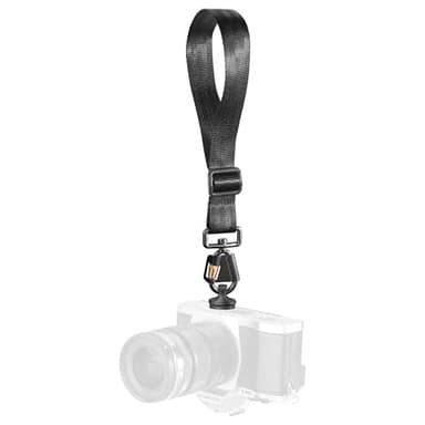 BLACKRAPID Camera Wrist Strap with FastenR FR-5 to connect to tripod mount on DSLR, SLR and Mirrorless Cameras