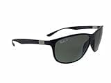 Ray-Ban Liteforce Tech RB4179 601S9A Matte Black/Polarized Green 62mm Sunglasses