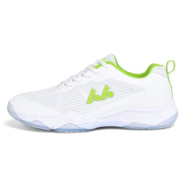 LEFUS Women's Light 201 Lightweight Non-Marking Pickleball Shoes - Court Shoes for Badminton & Tennis (White, 8.5)