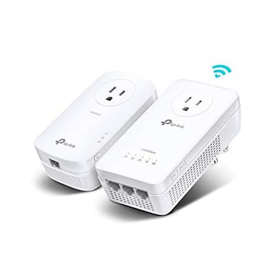 TP-Link Powerline WiFi Extender TL-WPA8631P KIT- Includes AV1300 Powerline Network Adapter and AC1200 Dual Band Extender, 2x2 MIMO, 3 Gigabit Ports, Passthrough, Plug & Play, Free Expert Support