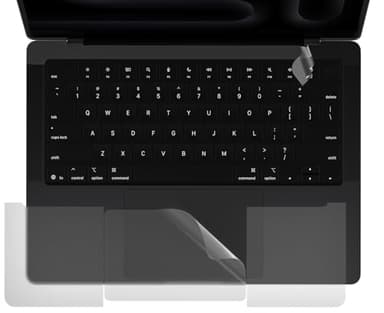 CaseBuy Palm Rest Protector Skin Cover Accessories for MacBook Pro 14" 2021-2026 M5 M4 M3 M2 M1 Pro/Max A3426 A3427 A3434 A2442 A2779 A2918 A2992 A3112 A3185, Anti-Scratches Keyboard Protection -Clear