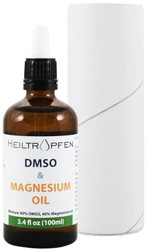 DMSO & Magnesium Oil Mixture by Dr. Hartmut Fischer (3.4 Oz), Pharmaceutical Grade Ingredients, High Purity, Low Odor, Heiltropfen®