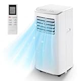 Spürbar 8500BTU Portable Air Conditioner 3-IN-1 with Fan&Dehumidifier AC unit with LED Remote Control up to 450 sq.ft. Room Air Conditioner with Sleep Mode,24H Timer,2 speed,Auto-evaporativ.