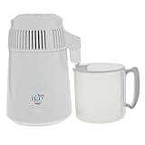 H2o Labs Best-in-Class Home Countertop Water Distiller - Stainless Steel Interior & 1 Gallon/4L BPA-Free, Break-Resistant Carafe - Optimal Heating Element for Pure Distilled Water - Model 100
