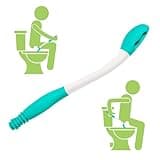 Toilet Aids for Wiping - 15.7" Long Reach Comfort Butt Wiper Tools - Bathroom Bottom Buddy Wiping Self Assist for Disabled,Elderly,Pregnant,Overweight People and Back Surgery Recovery