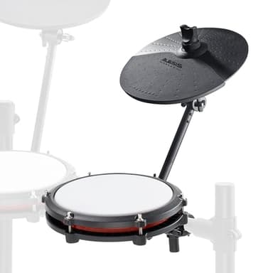 Alesis Drums Nitro Max Expansion Pack - Electric Drum Set Expansion for Nitro Max Kit with Mesh Tom Pad, 10" Cymbal with Choke and Connection Cables