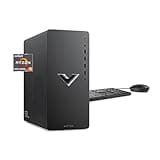 HP 2023 Victus 15L Gaming Desktop PC, AMD 6-Core Ryzen 5600G Processor (Up to 4.4 GHz), 16GB RAM, 512GB NVMe, AMD Radeon RX6400, Mouse and Keyboard, Win 11 Home, Mica Silver, with HDMI Accessory