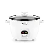 AROMA® 20-Cup (Cooked) One-Touch Rice Cooker and Food Steamer with Auto-Warm | 10 cups uncooked, 20 cups cooked (ARC-390NGP)